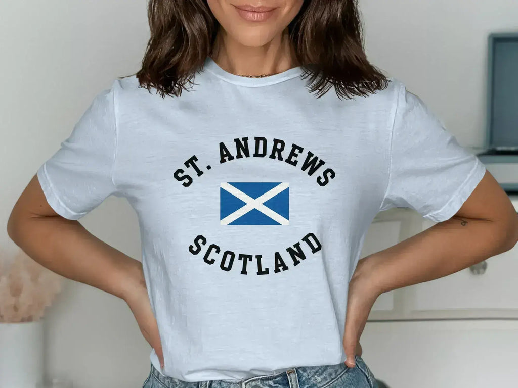 St Andrews Scotland Flag Graphic T-Shirt product type