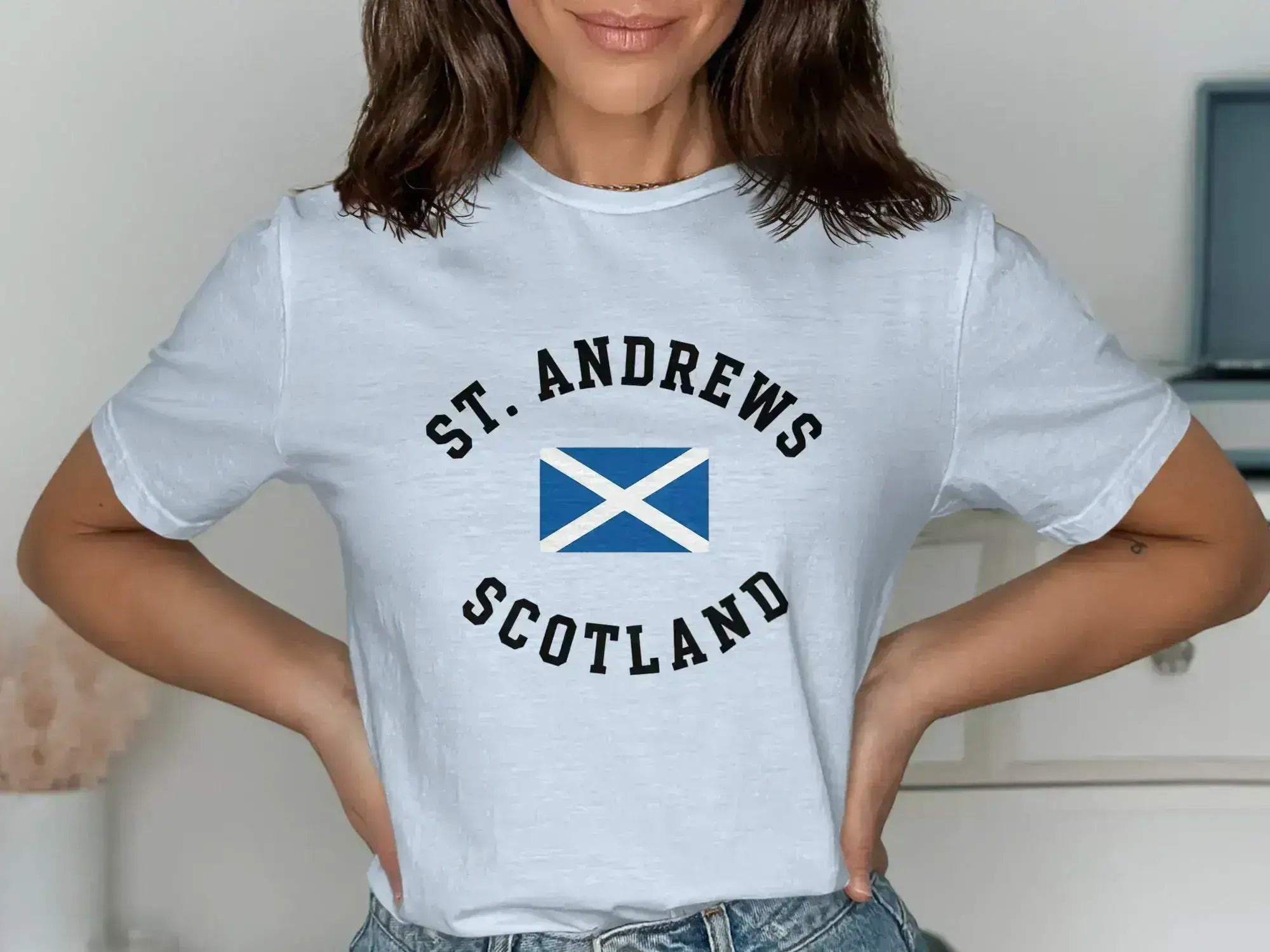 St Andrews Scotland Flag Graphic T-Shirt product type