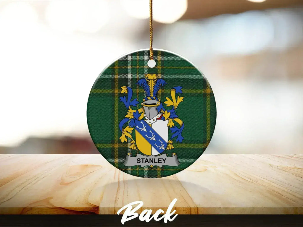 Stanley Family Crest Plaid Back Design
