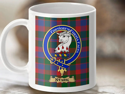 Fortiorum Fortia Facta Stark Clan Crest Mug product