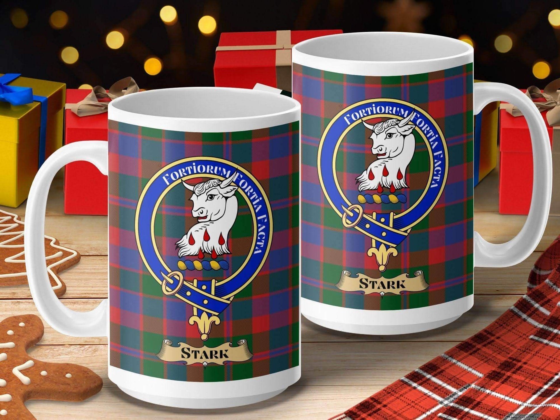 Stark Clan Crest Tartan Ceramic Mug product