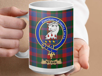 Fortiorum Fortia Facta Stark Clan Crest Mug product