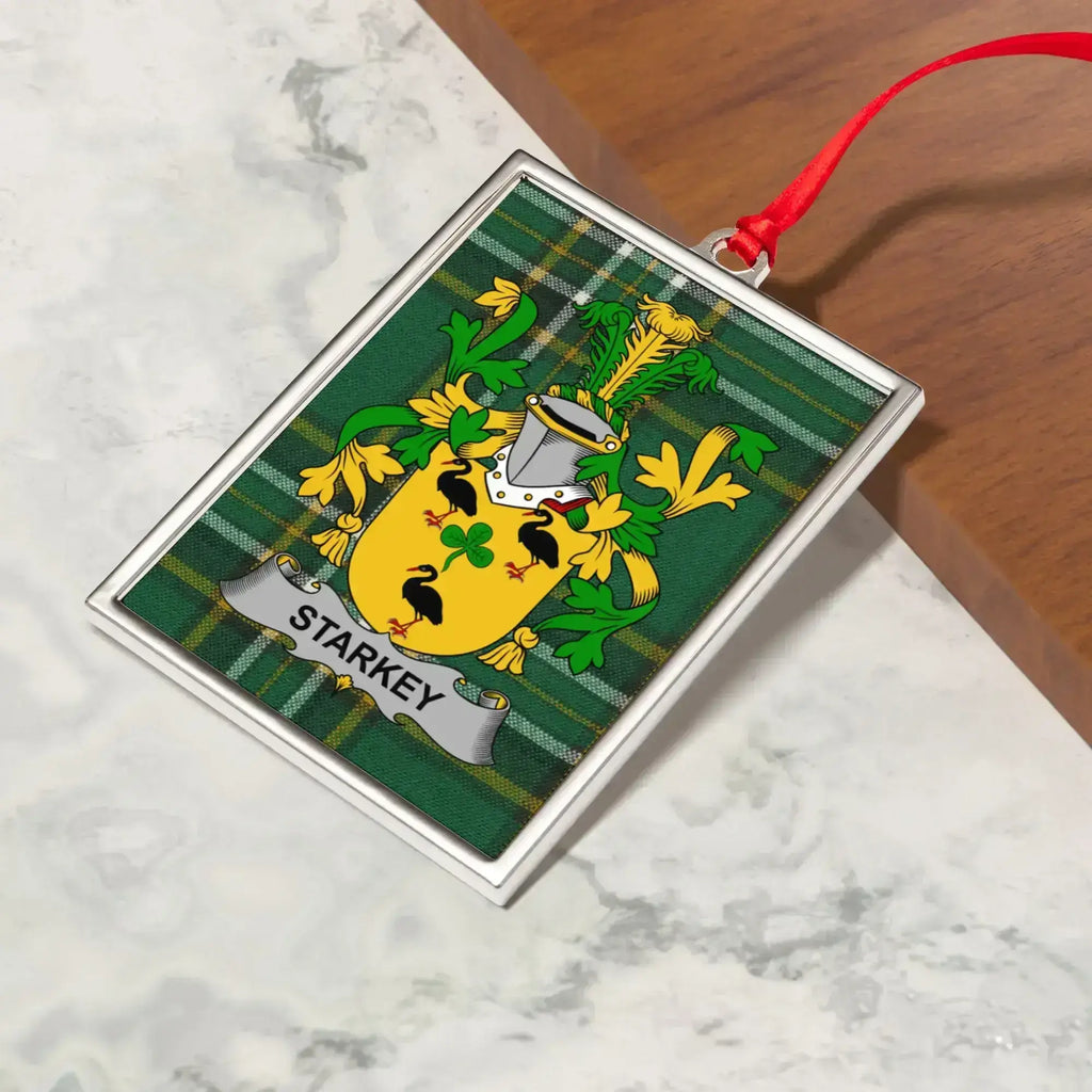 Starkey Coat of Arms Personalized Ornament product
