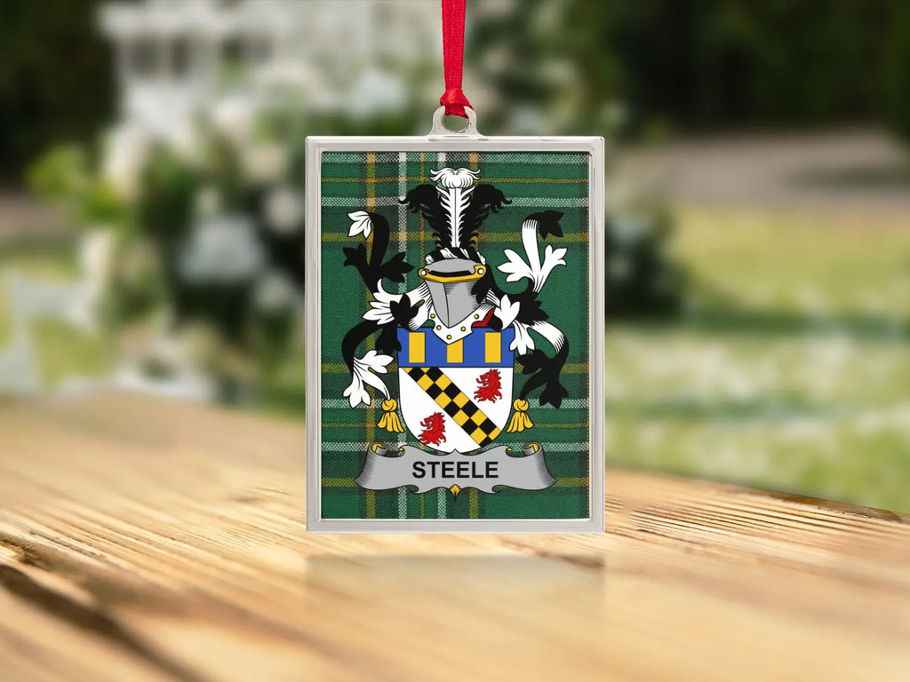 Steele Family Crest Design Hanging Ornament product