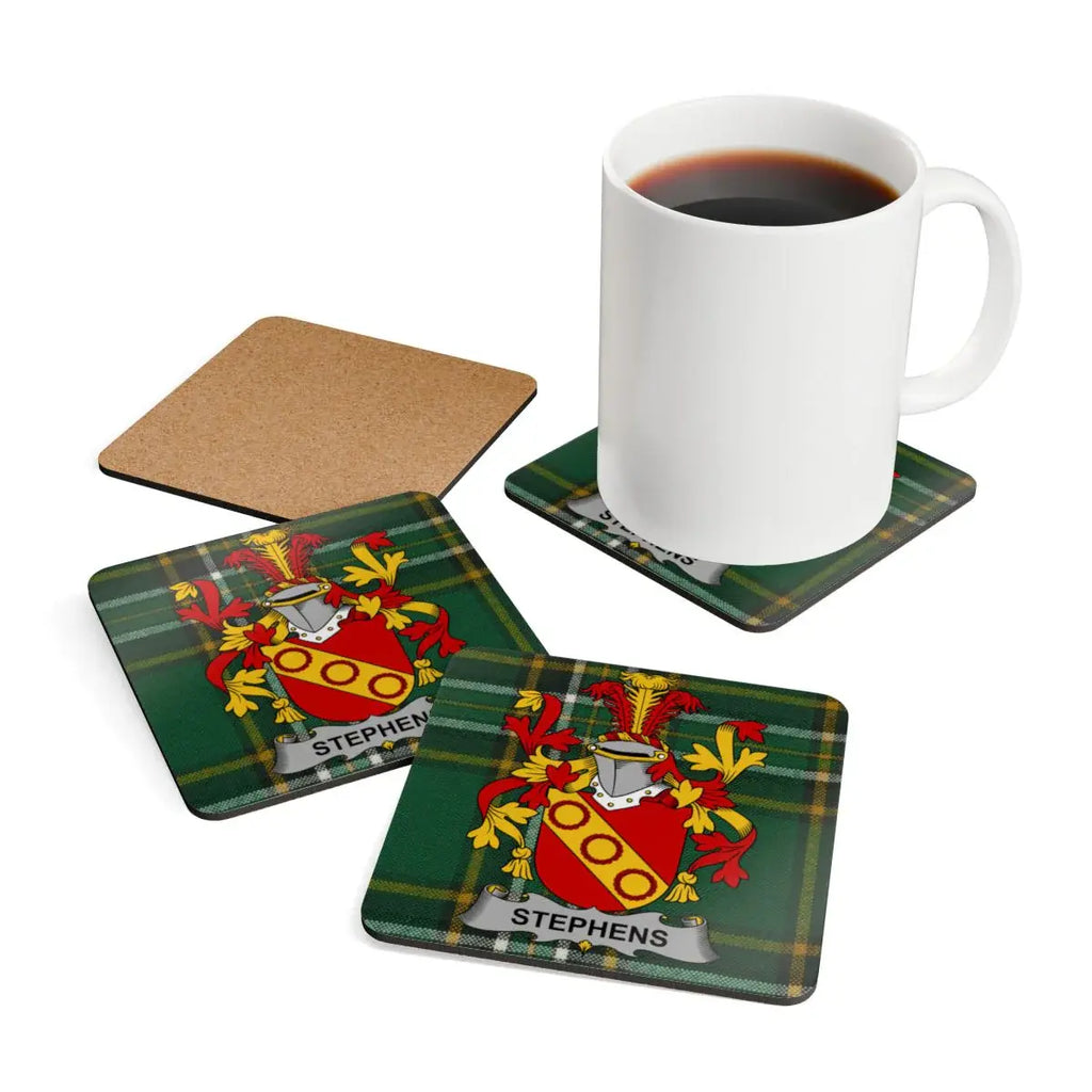 Custom Family Crest Design Coasters product