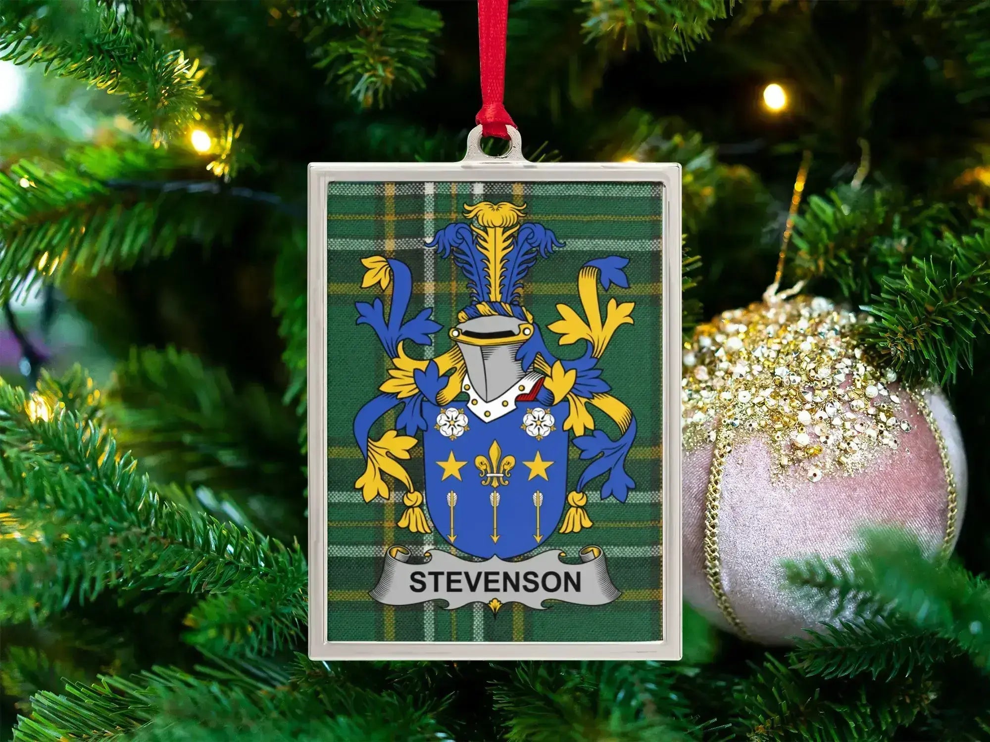 Stevenson Coat of Arms Hanging Ornament product