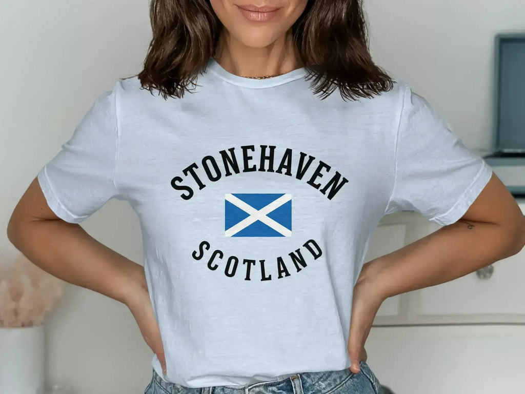 Stonehaven Scotland Flag Themed T-shirt product