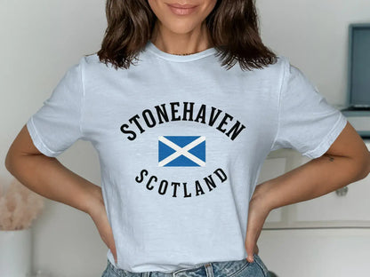 Stonehaven Scotland Flag Themed T-shirt product