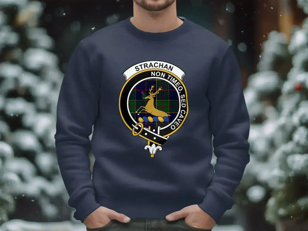 Strachan Non Timeo Sed Caveo Logo Crewneck product