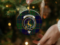 Strachan Non Timeo Sed Caveo Tartan Ornament