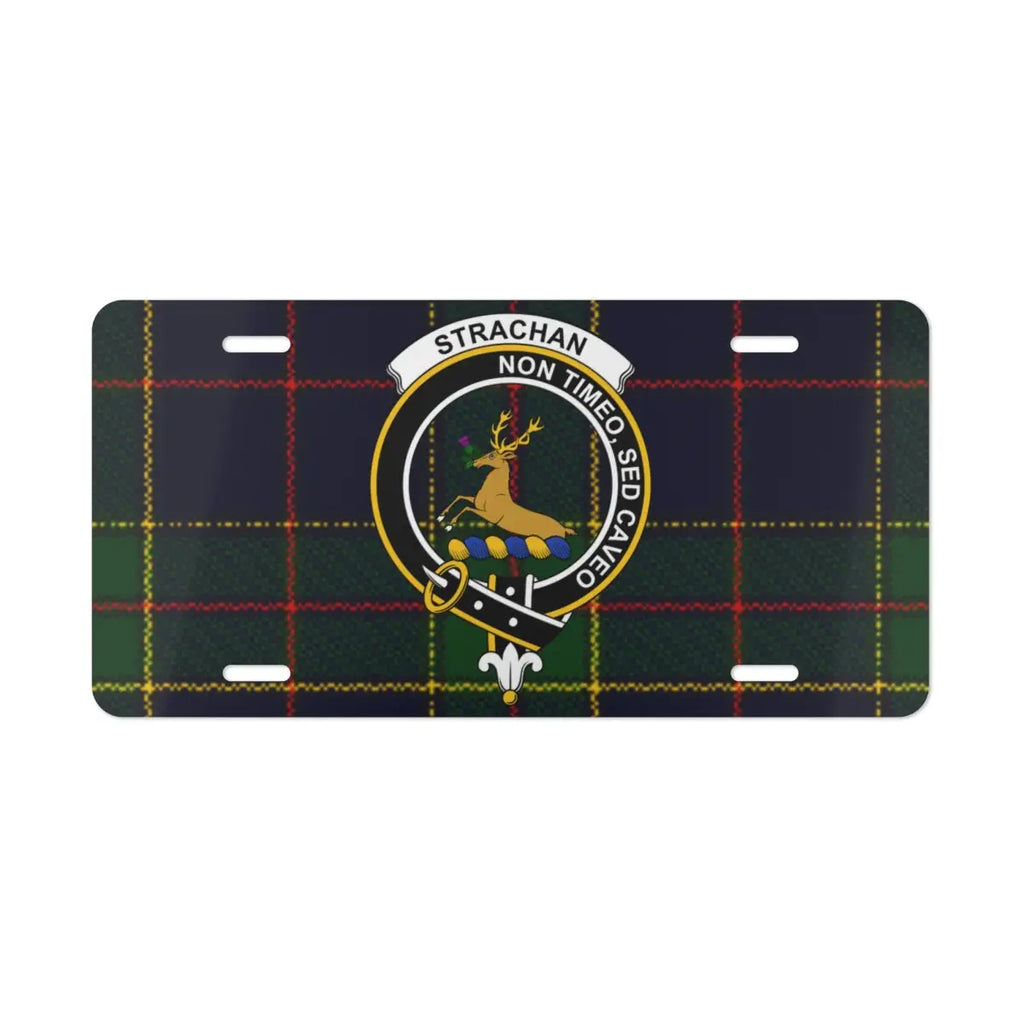 Strachan Non Timeo Sed Caveo Car License Plate product
