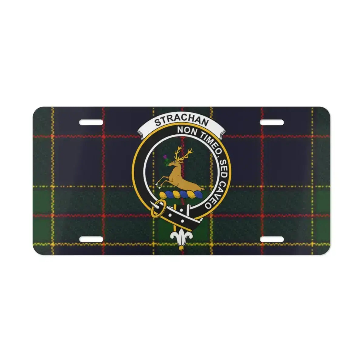 Strachan Non Timeo Sed Caveo Car License Plate product
