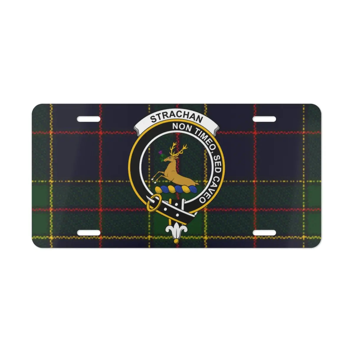 Strachan Non Timeo Sed Caveo Car License Plate product
