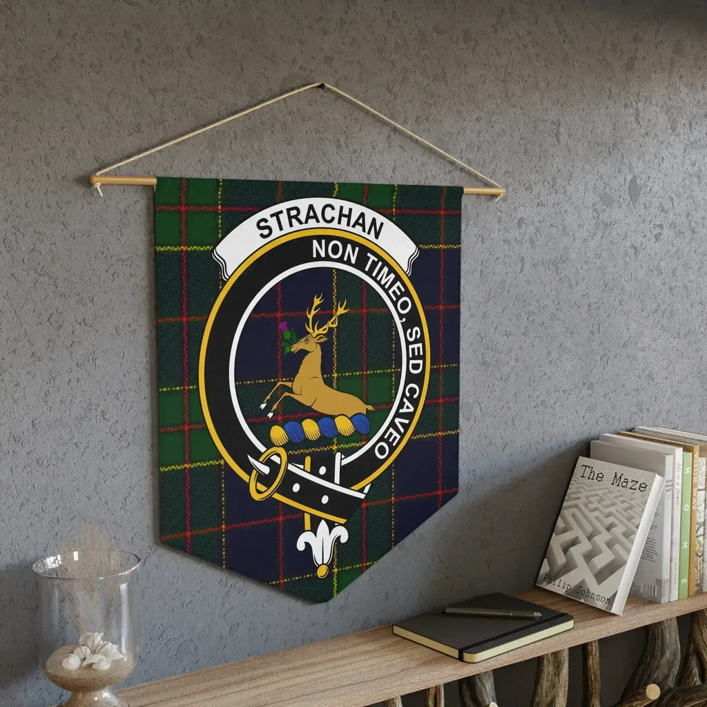 Strachan Non Timeo Sed Caveo Plaid Wall Banner