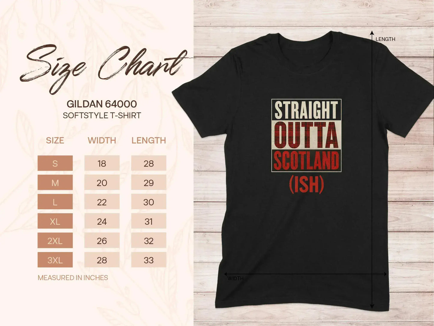 Straight Outta Scotland ISH Graphic T-Shirt product