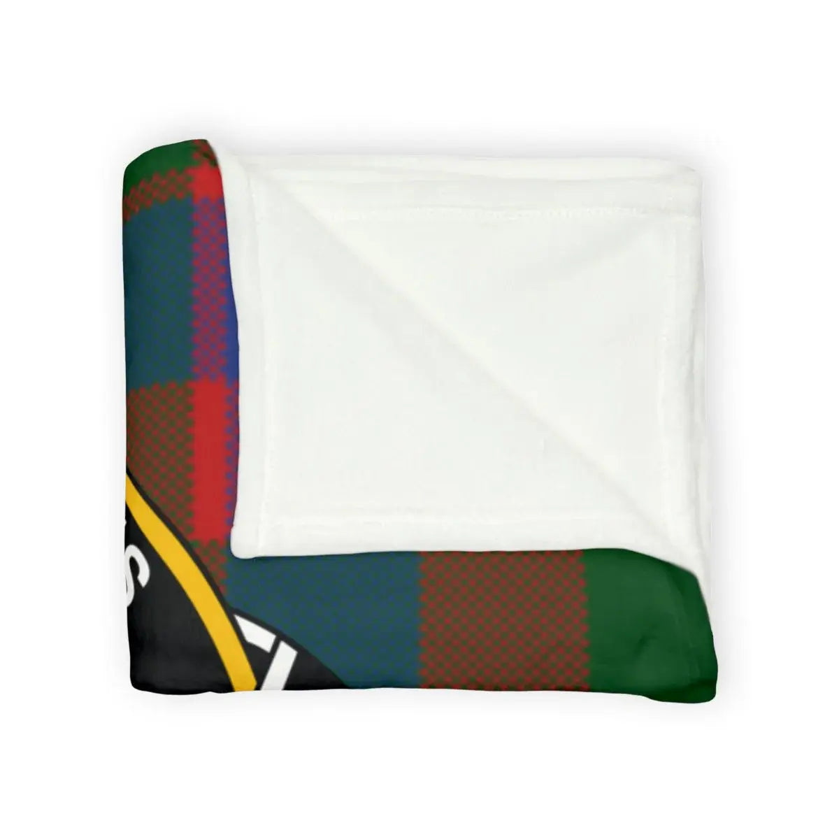 Cosy Strang clan plaid Christmas blanket — tartan throw, sofa use
