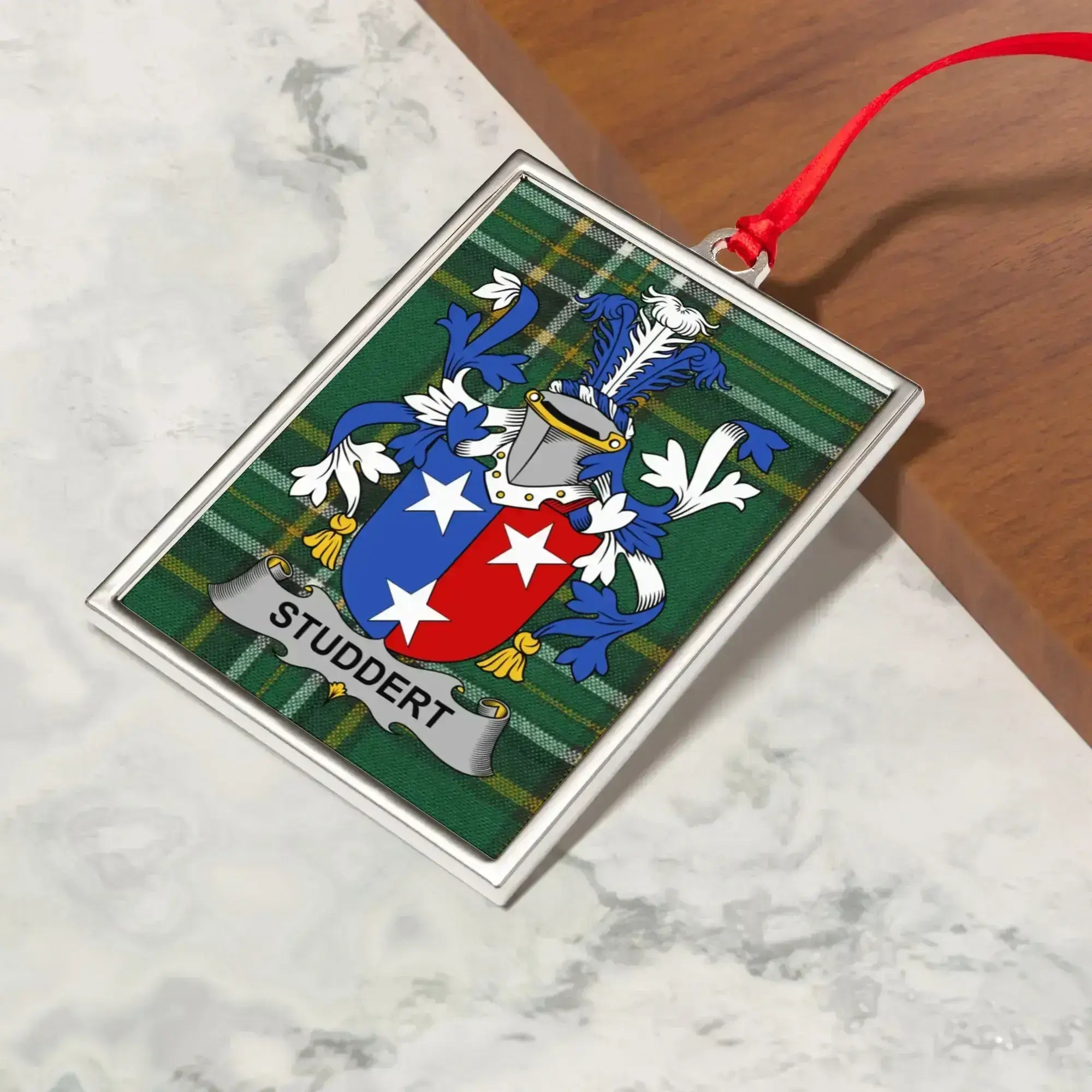 Studdert Family Crest Design Printed Ornament product type