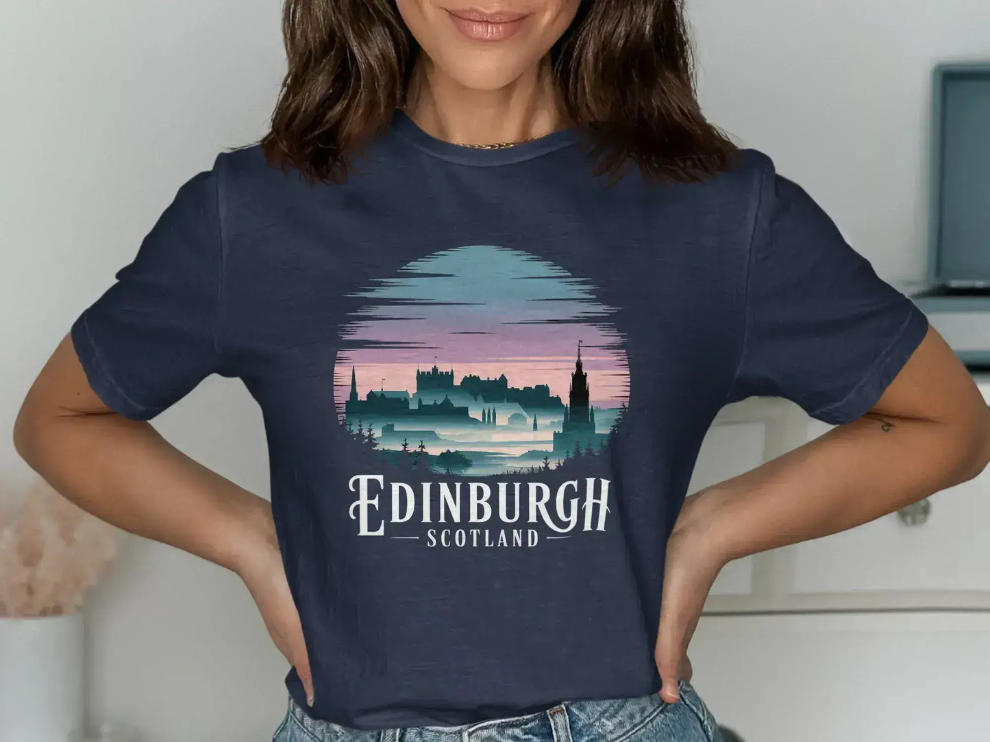 Edinburgh Scotland Graphic Print T-Shirt product type