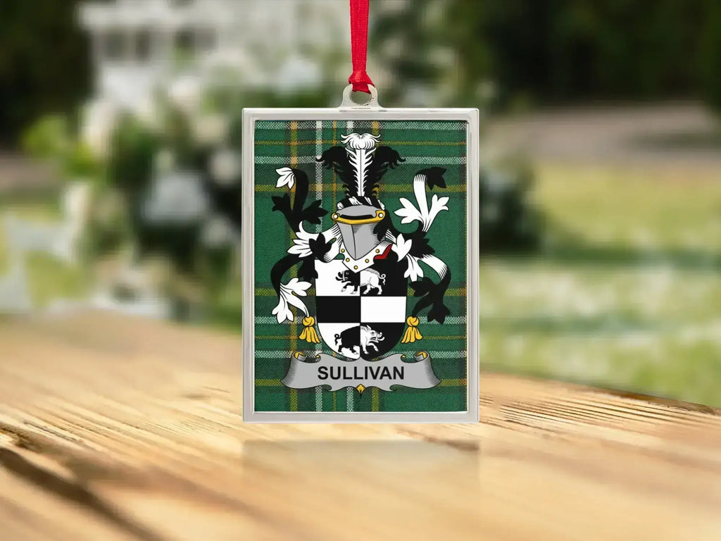 Sullivan Family Crest Personalized Ornament product