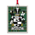 Sullivan Family Crest Green Tartan Hanging Decoration product
