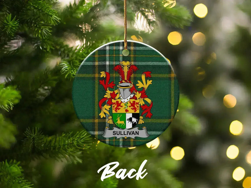 Personalized Family Crest Christmas Ornament product