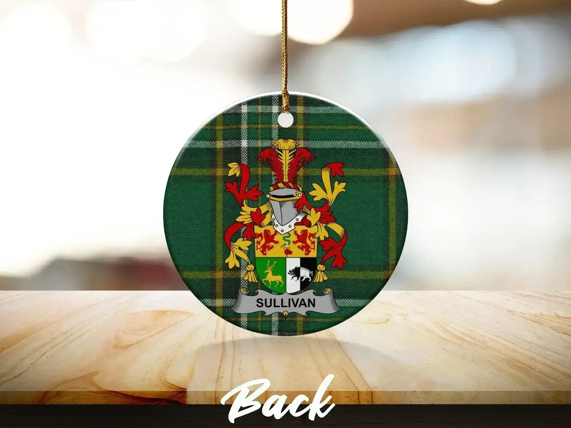 Personalized Sullivan Family Crest Ornament product