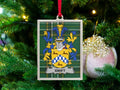Personalized Family Crest Holiday Ornament product type