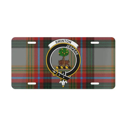 Custom Swinton Jespere Scottish Pattern License Plate product