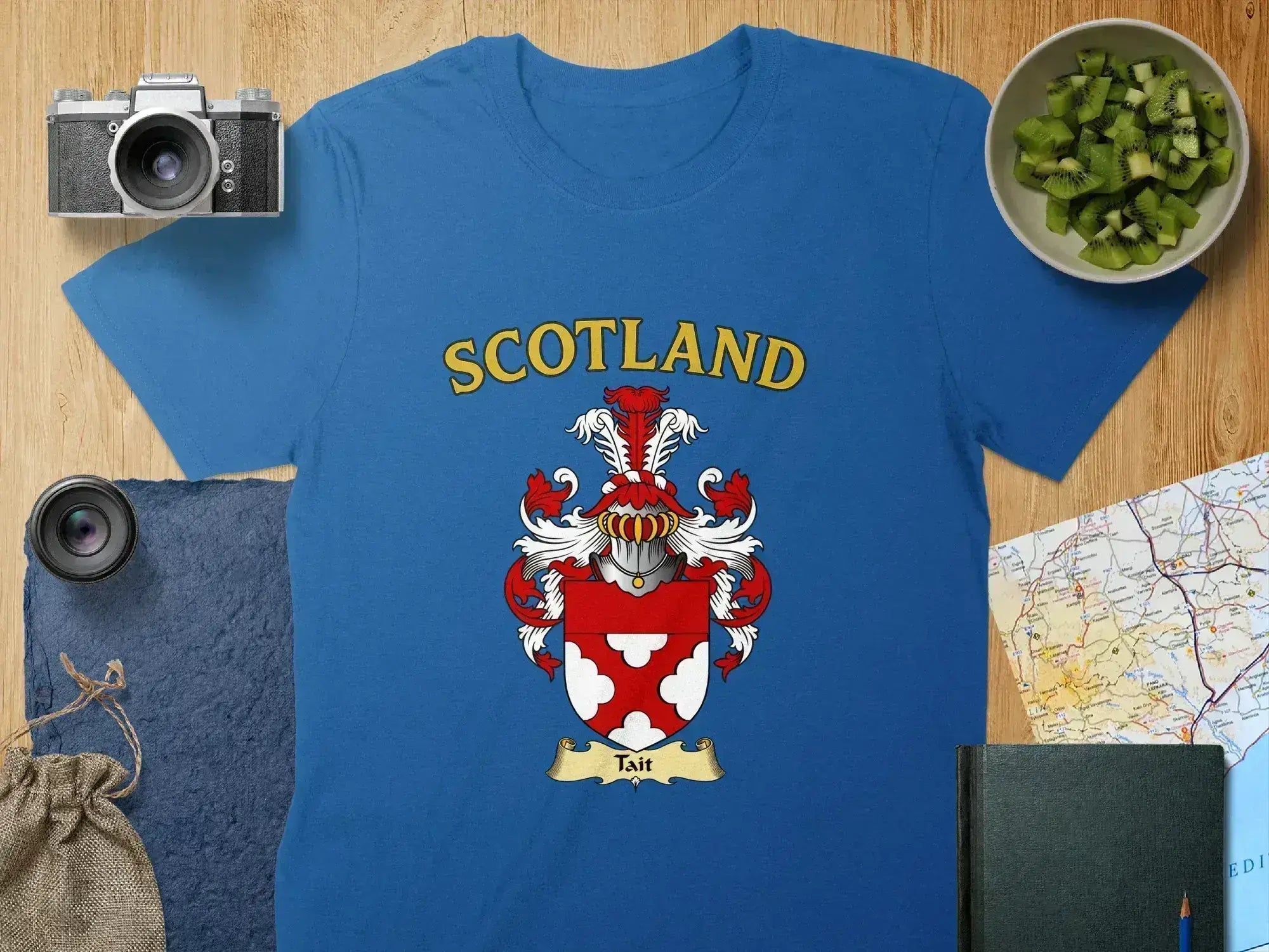 Scotland Tait Crest Design Graphic T-Shirt Product