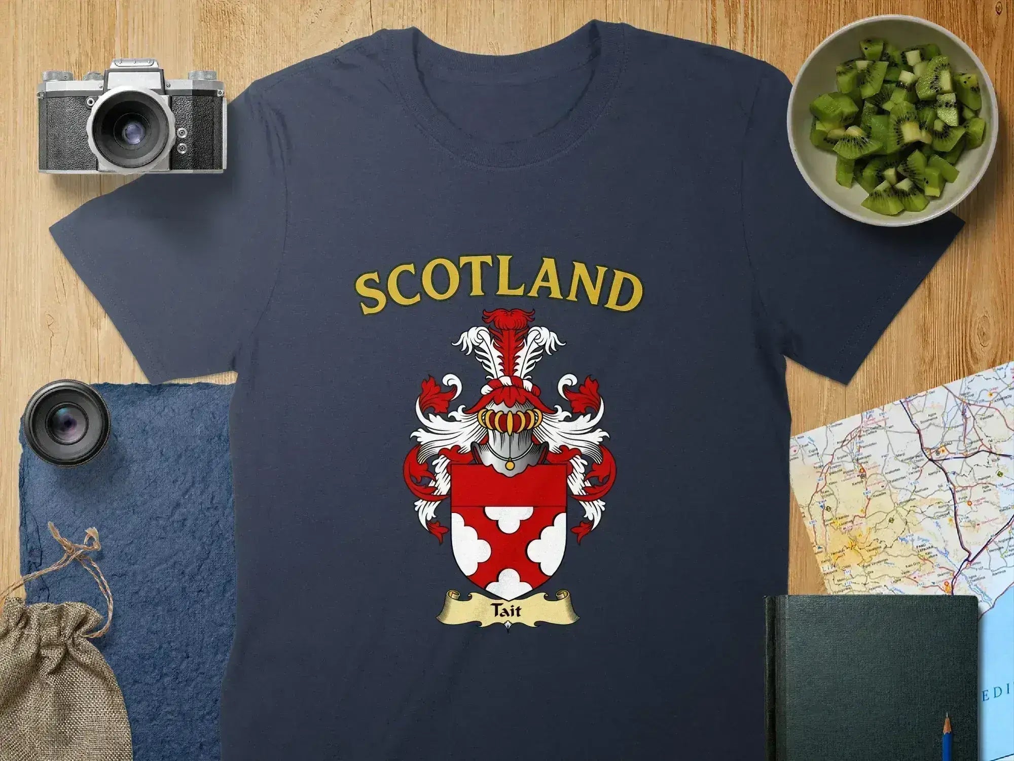 Scotland Coat of Arms Tait Family Emblem T-shirt product