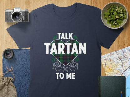 Talk Tartan To Me Heart Design T Shirt product type