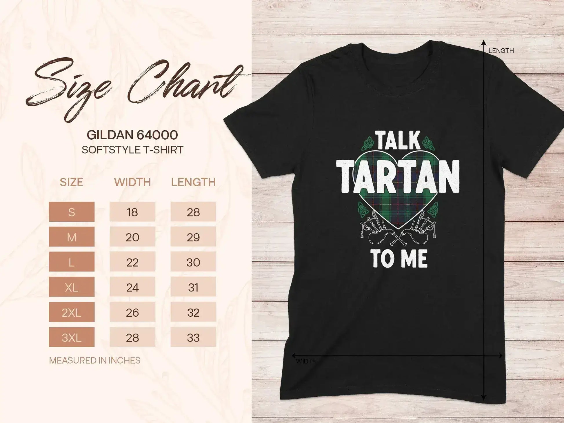 Talk Tartan To Me Graphic T-Shirt product type