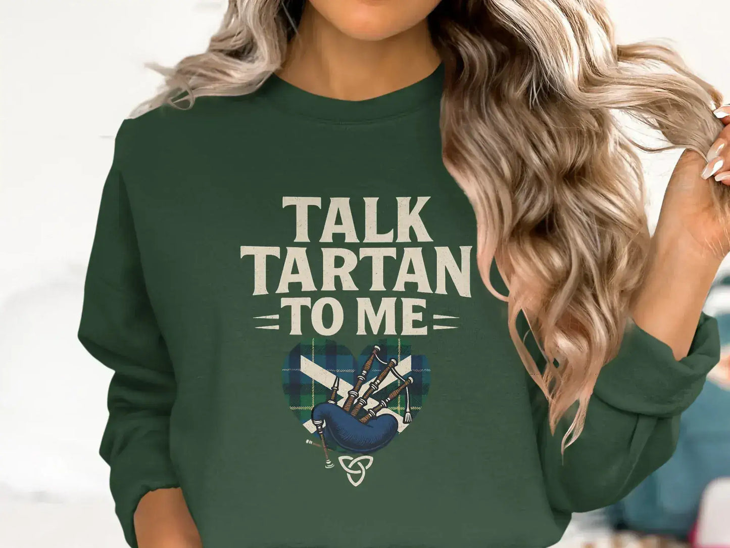 Talk Tartan to Me Design Sweatshirt Product
