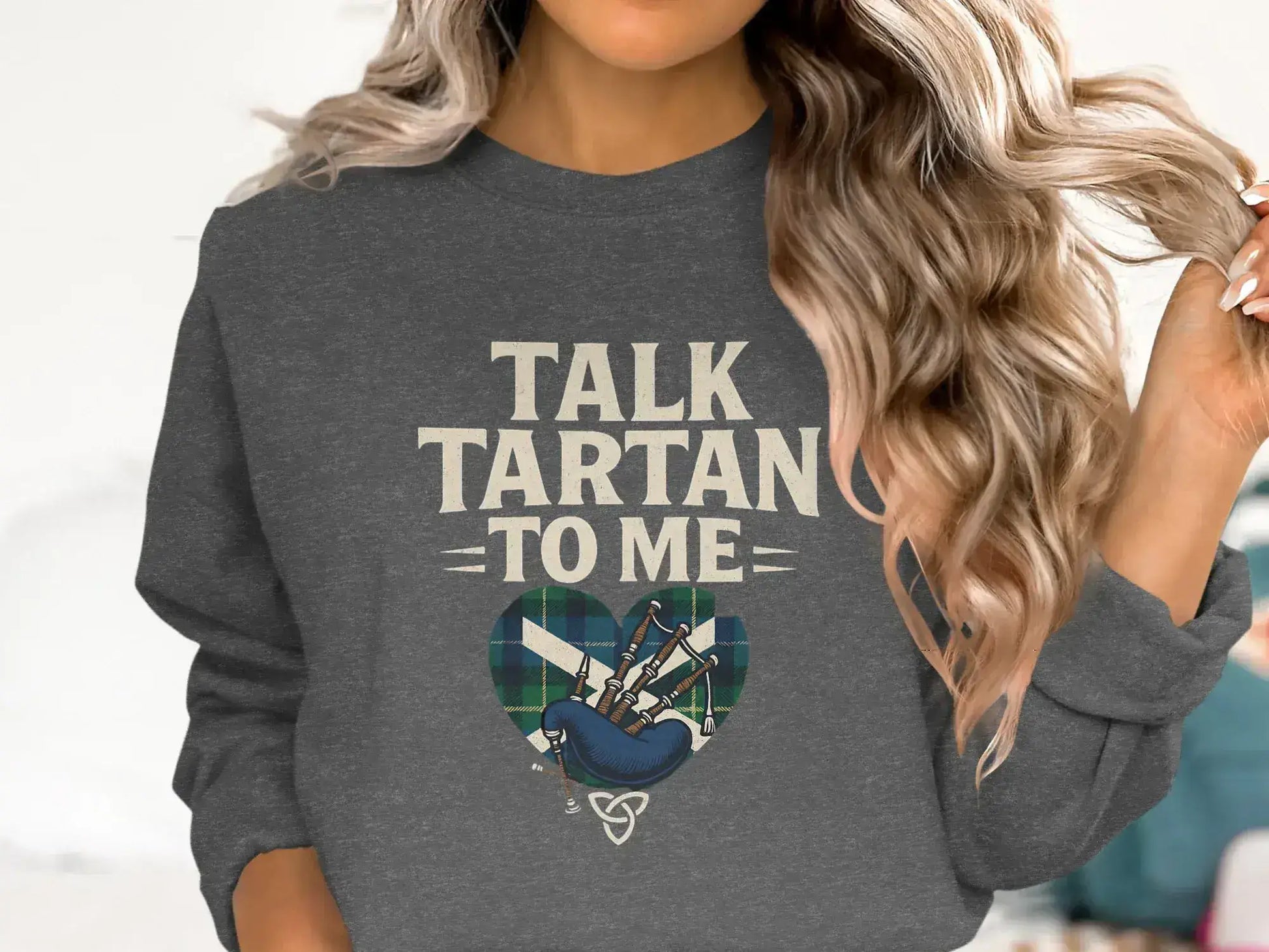 Talk Tartan To Me Graphic Sweatshirt product