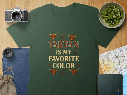 Tartan Is My Favorite Color Stylish Graphic T-Shirt