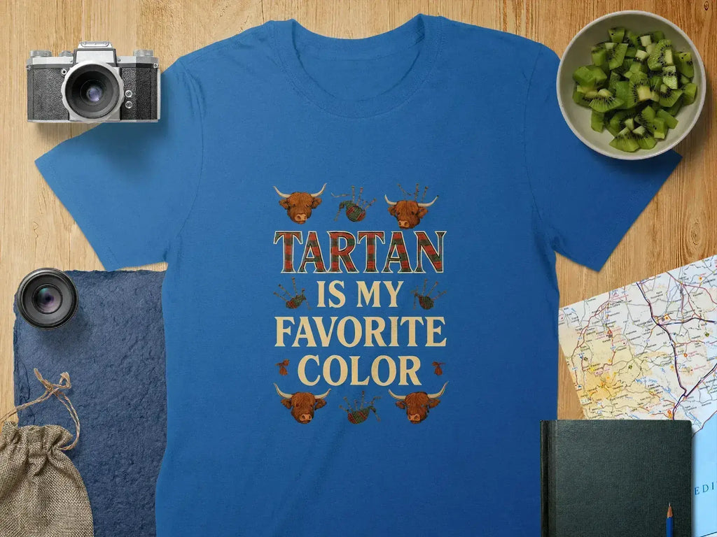 Tartan Is My Favorite Color Statement T-Shirt product