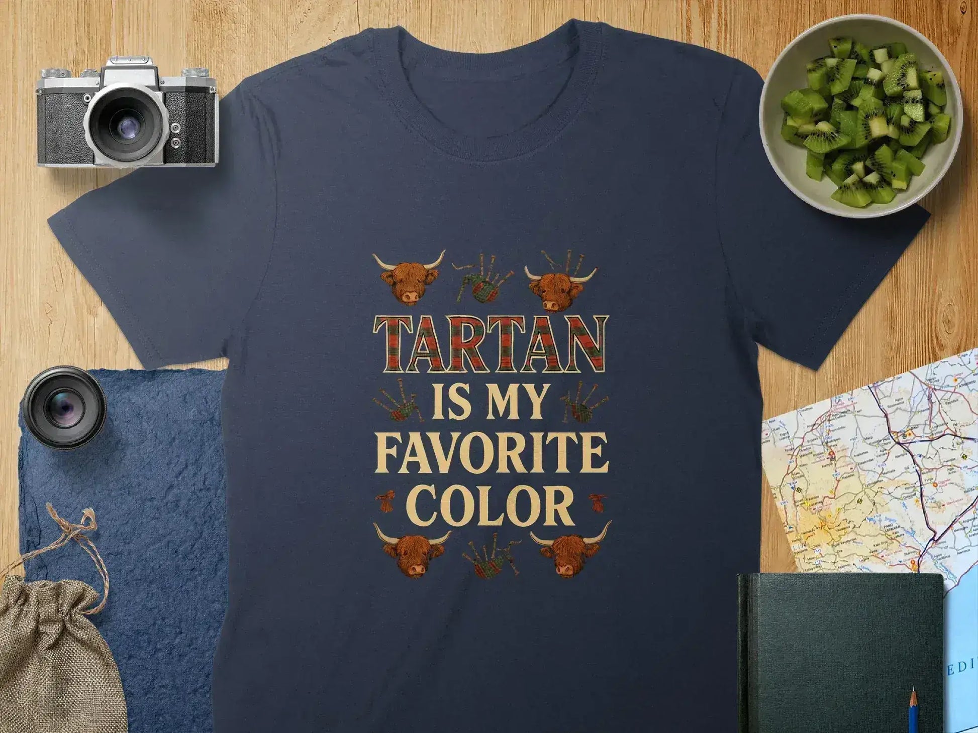 Tartan Is My Favorite Color Graphic T-Shirt product type