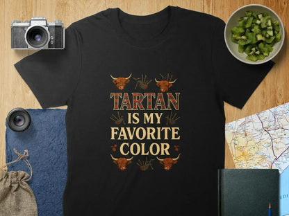 Tartan Is My Favorite Color Statement T-shirt product type