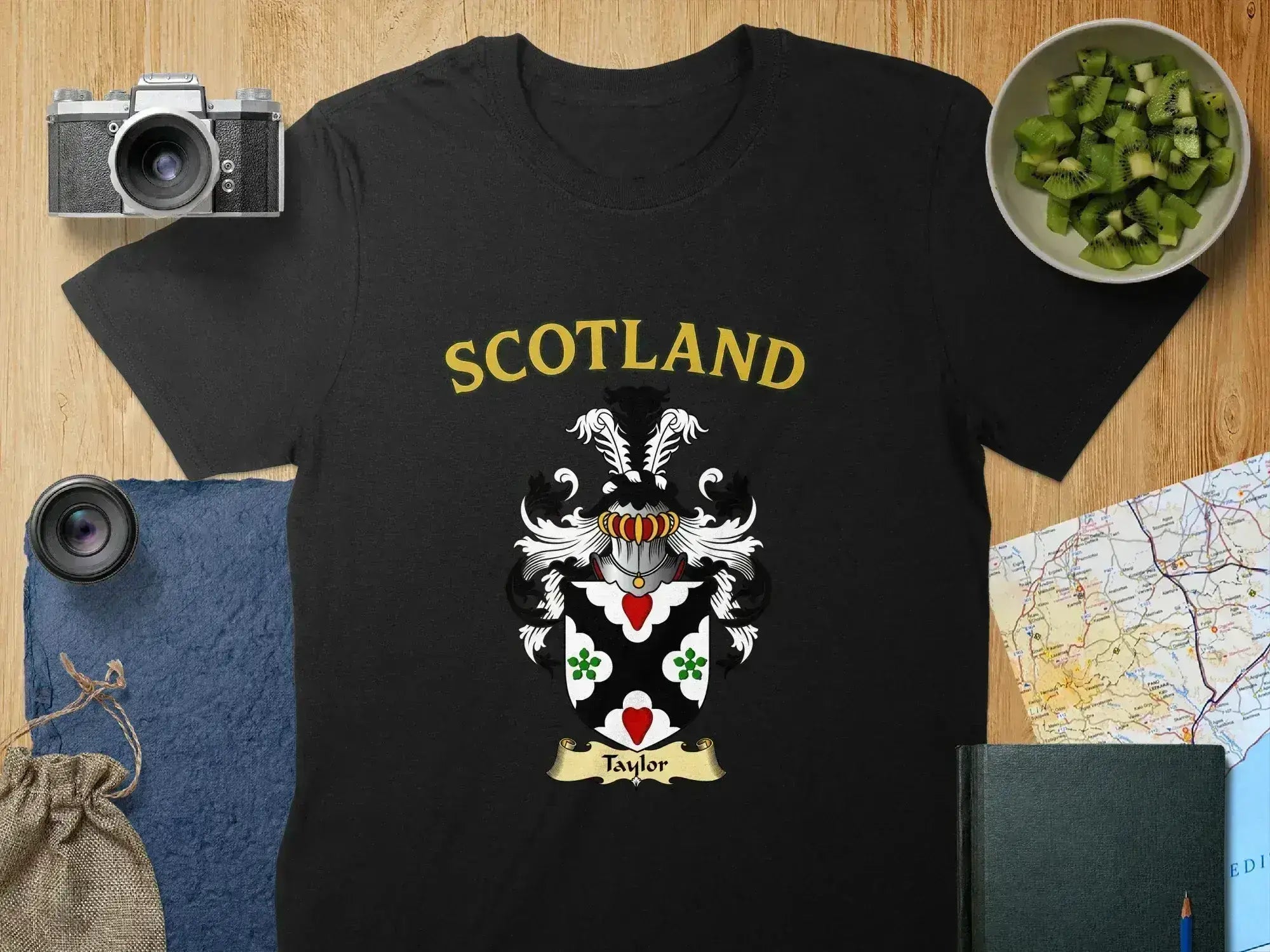Scotland Heraldic Family Crest Graphic T-Shirt product