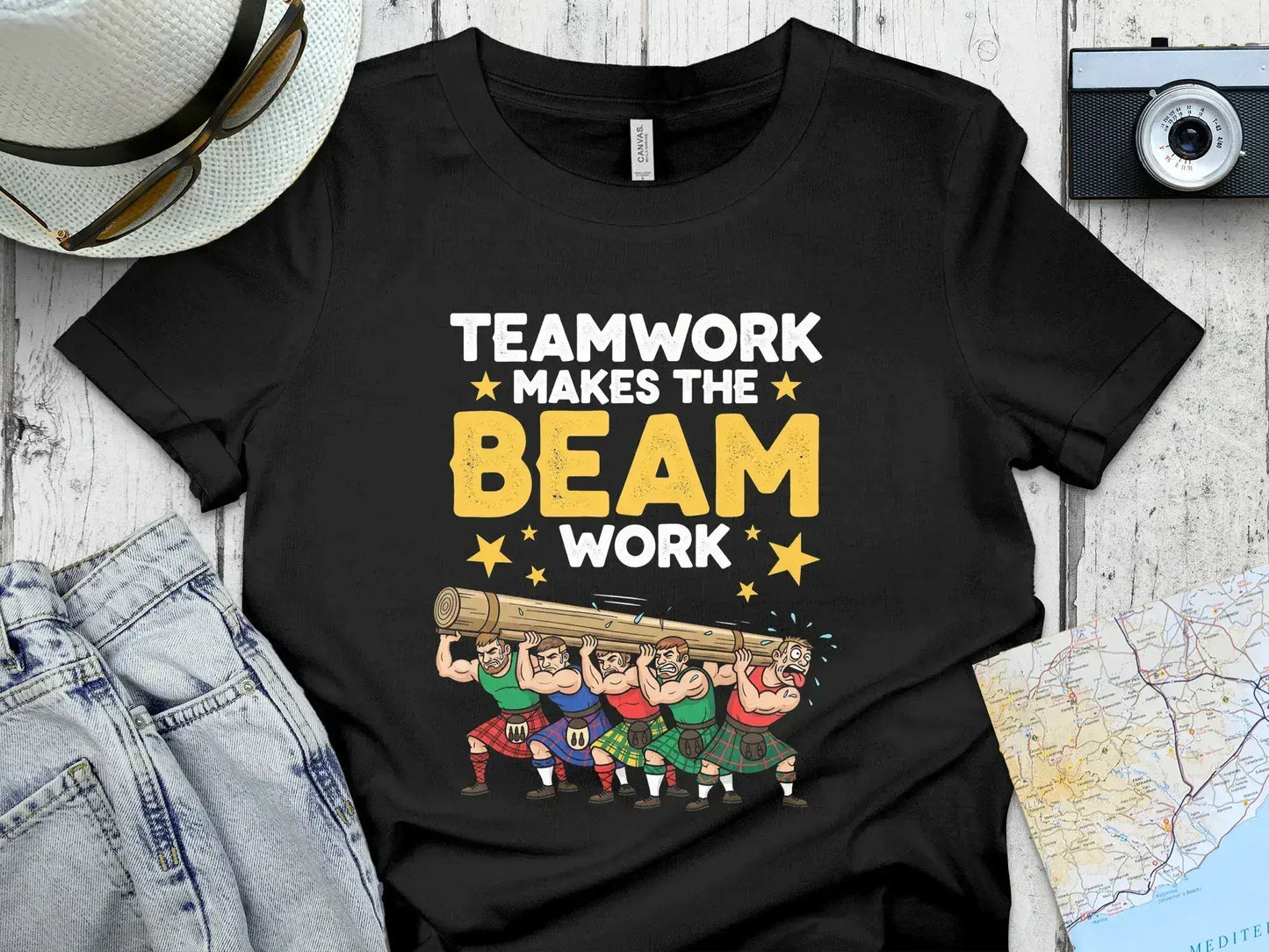 Teamwork Makes The Beam Work T-Shirt product
