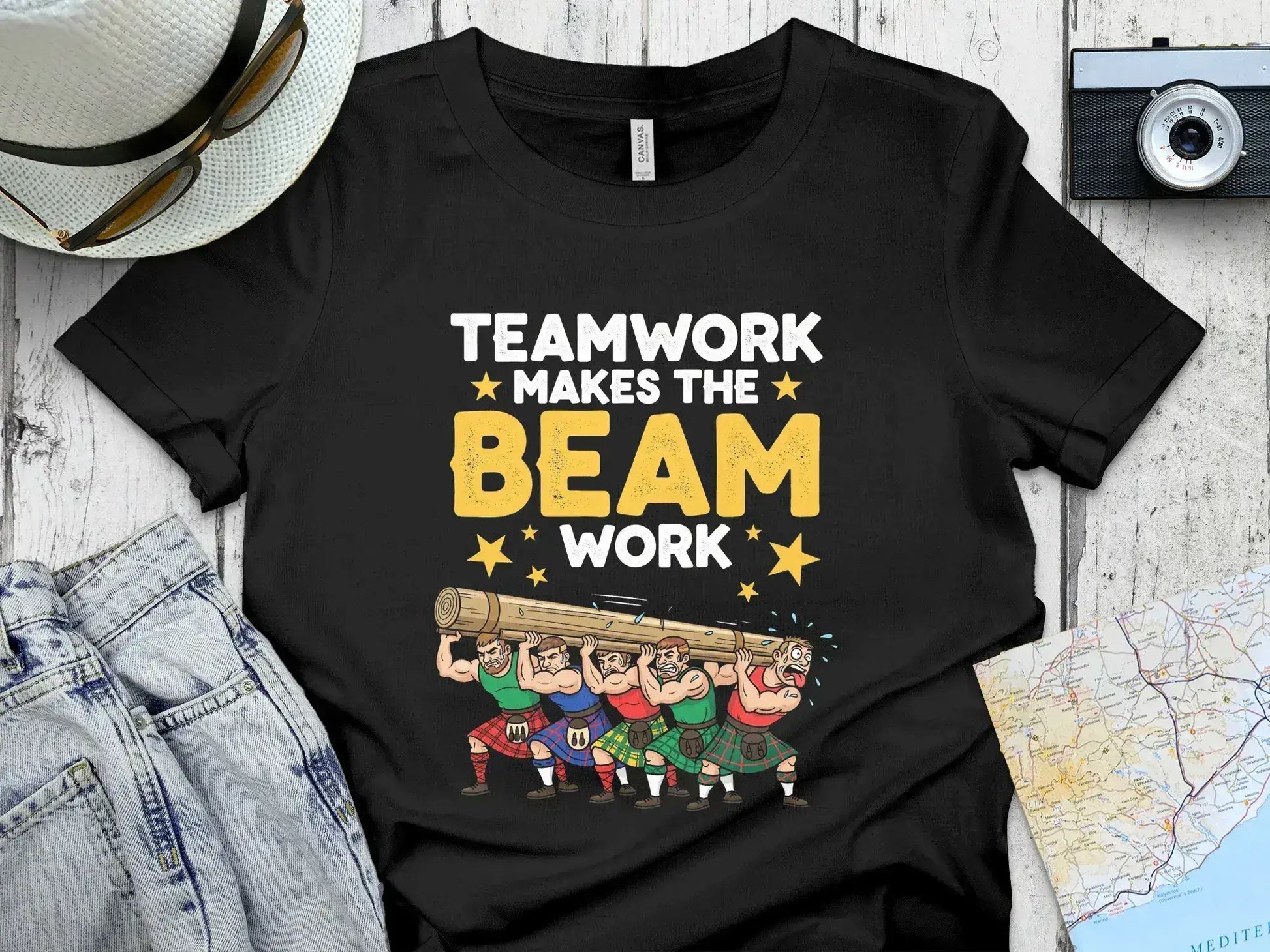Teamwork Makes The Beam Work T-Shirt product