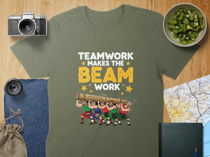 Teamwork Makes The Beam Work Graphic T-shirt product