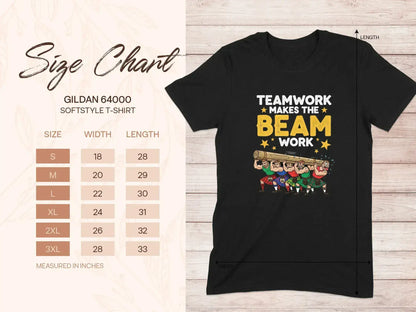 Teamwork Makes The Beam Work Graphic T-Shirt product