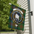 Clan Tennant family crest banner outdoor garden flag — 12x18 inch, poly canvas