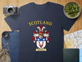 Clan Thomson Scotland crest t-shirt — forest green, heritage design