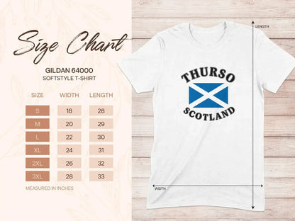 Thurso Scotland Graphic Print Softstyle Unisex T-shirt product