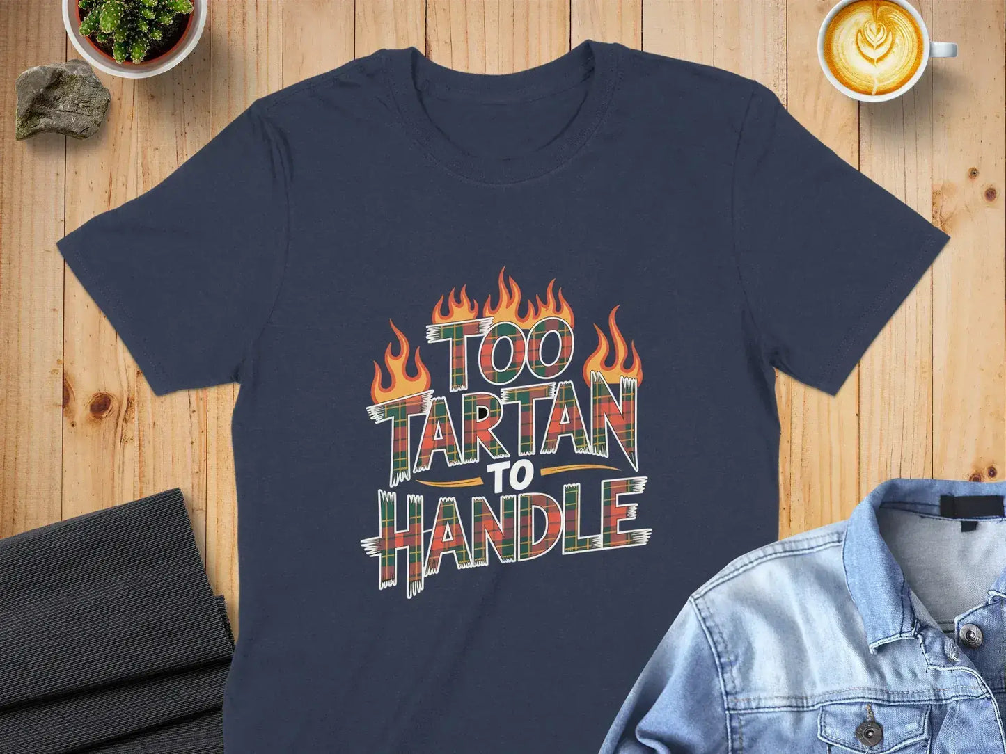 Too Tartan to Handle Graphic T-Shirt product type
