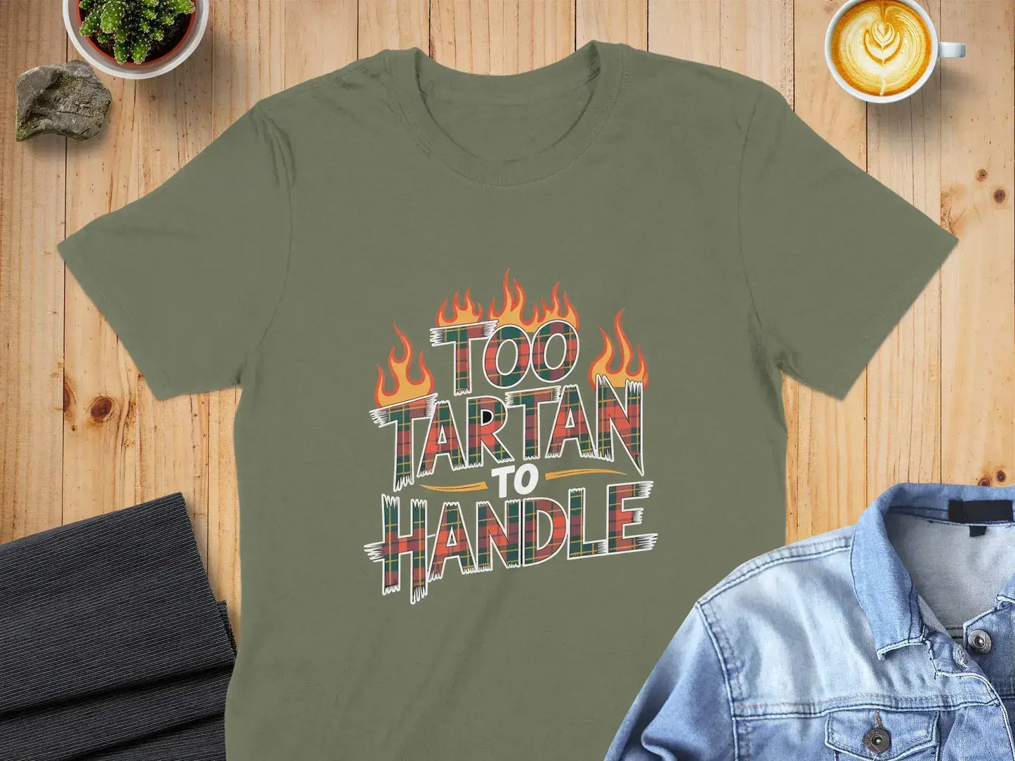 Too Tartan to Handle Graphic T-Shirt product