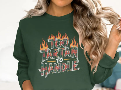 Too Tartan To Handle Graphic Sweatshirt product