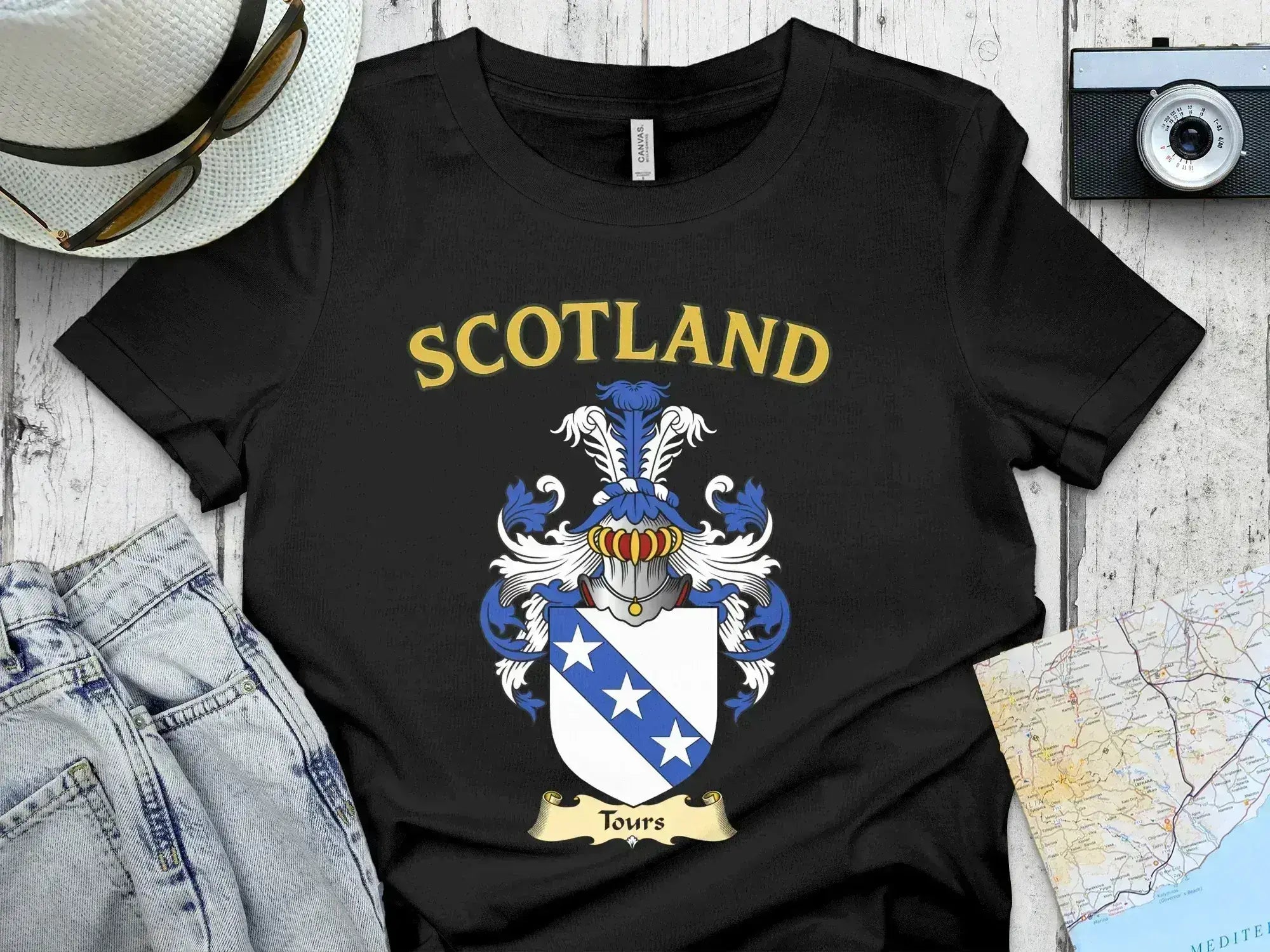 Scotland Tours Emblem Graphic Tee Shirt product type